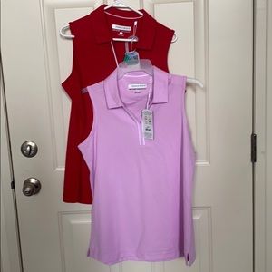 Pebble Beach Women’s Sleeveless Golf Polos Size XL